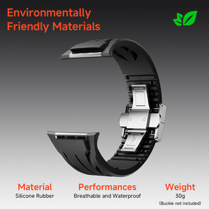Eraysun Bracelet en caoutchouc pour <span class=keywords><strong>Apple</strong></span> <span class=keywords><strong>Watch</strong></span> 10/9/<span class=keywords><strong>8</strong></span> Ultra 3/2/1 SE I <span class=keywords><strong>Watch</strong></span> 11 Sport Réglable Luxe Doux 42/44/45/49mm Bracelets de montre - Product Image 2