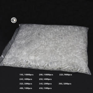 2-gats transparante overhemdknopen, milieuvriendelijk, rond, klassiek, platte achterkant, hars, naaien, zwart wit, groothandel knopen op voorraad - Product Image 6