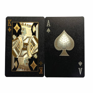 Cartas de jogo de folha preta alta qualidade, para jogo de festa de casamento personalizado, impressão, preço de fábrica - Product Image 4