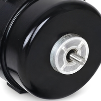 Moteur de ventilateur d'évaporateur noir à fixation ronde 9W 115V 60Hz 1700RPM, moteur de condenseur