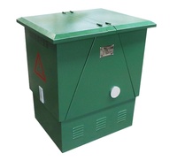 Caja de Distribución Eléctrica DFW DFW-12 Totalmente Aislada de 12kv 630a SF6 Verde IP13 con Caja de Interruptores y Cable