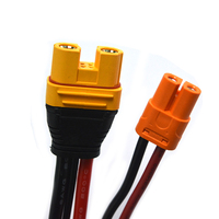 Câble adaptateur de résistance professionnel AMASS XT30/XT60/XT90 mâle/femelle avec broche de signal et connecteur étanche