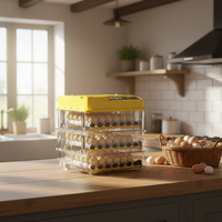 Nouvel incubateur automatique pour 168 petits œufs de poule avec panneau de commande