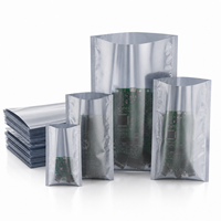 Custom Metallic Anti Static Flat Open Top Bags for Electronic Components PCB IC Hardware Protective Packaging S11D