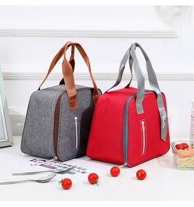 Eco-Friendly Custom Logo Recyclable Black Nonwoven Insulated Lunch Take Away <b>Bag</b> Food <b>Delivery</b> Backpack for Sandwich Bread Cake - Product Image 4