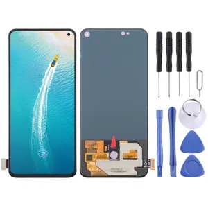 Digitizer layar LCD OLED ponsel vivo V17, perakitan penuh Digitizer layar sentuh LCD telepon seluler kualitas tinggi