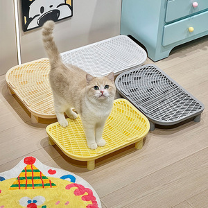 Litter mat to prevent littering, extra-large litter <b>control</b> foot pedal, litter box, litter <b>control</b> <b>stand</b>, double-layered raised - Product Image 4