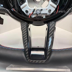 Volante Calefactable Personalizado de Cuero Completo y Alcántara para BMW G20 <span class=keywords><strong>330i</strong></span> X3 G01 540i G30 M550i X5 G05 G80 M3 G82 M4 M240i G42 Lci - Product Image 5