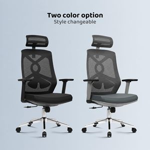 Nouvelle chaise de bureau ergonomique confortable pour personnel, pivotante, au design élégant, avec dossier haut en maille, mobilier de bureau - Product Image 5