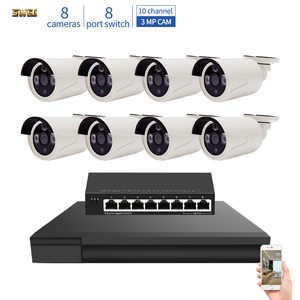 Sistema <span class=keywords><strong>de</strong></span> <span class=keywords><strong>Seguridad</strong></span> WiFi Impermeable <span class=keywords><strong>de</strong></span> 4 Canales y 2MP 1080p, <span class=keywords><strong>Kit</strong></span> NVR Interior/Exterior con Audio Bidireccional y Sensor CMOS con Visión Nocturna - Product Image 2