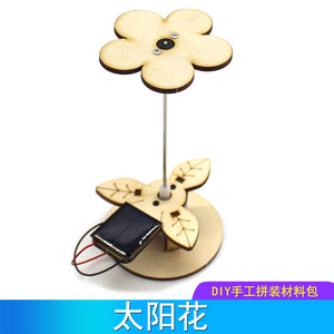 Kit de Madera para Construir una Flor Solar, Control Manual, Juguete Educativo de Ciencia con Forma de Planta para Niños de 4 a 6 Años, Modelo de Aprendizaje STEM - Product Image 5