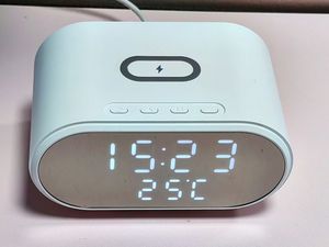 Trending Products 15W <b>Wireless</b> Charger with Time Vision Alarm Clock <b>Wireless</b> Charger - Product Image 6
