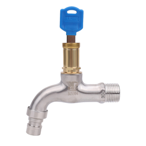 high adaptability One In Two Out Washing Machine Faucet Dual <b>Control</b> Independent Switch 4 Point Interface for Home Balcony - Product Image 5