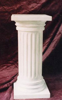 Colonnes modernes en marbre blanc chinois Nature élégants piliers romains à vendre