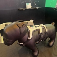 Harnais intelligent pour la santé des animaux de compagnie, traceur GPS pour chien avec moniteur de fréquence cardiaque et de température cutanée, étanche IP67, harnais intelligent pour la santé des chiens