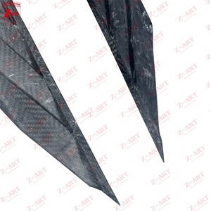 Z-ART 458 bocchette del lunotto in fibra di carbonio a secco per Ferrari 458 prereg bocchette posteriori in fibra di carbonio per F458 2011-2015 - Product Image 2