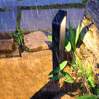 Lampe de jardin extérieure en aluminium étanche IP65 avec détecteur de mouvement, éclairage LED pour arche de jardin