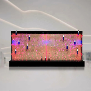 Elegante y Moderno Mueble Bar con Pared de Burbujas LED, Acrílico, para Vino, de Pie, Comercial, para Hotel, Supermercado, Centro Comercial - Product Image 5
