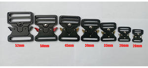 إبزيم حزام معدني تكتيكي سريع التحرير ذهبي 20 ، إبزيم حزام كتف صغير قابل للتعديل ، إبزيم تحرير جانبي من النايلون 3/4 بوصة - Product Image 2