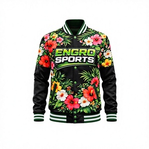 Veste de sport personnalisée de style Letterman, corps en laine, manches en cuir véritable, vêtements d'hiver élégants et chics pour hommes, Birlag Sports - Product Image 2