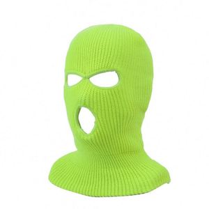 Pasamontañas de punto personalizado con 3 orificios y cobertura facial completa, estilo bandit/raper, con logo bordado, para pesca de adultos - Product Image 6