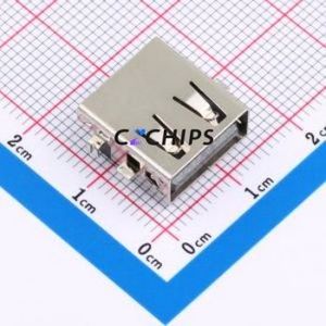 LXUA0430-02505 USB Connector SMD Connector ( Connector Type: Type-A )( Protocol Standard: USB 2.0 )( Gender: Female ) - Product Image 1