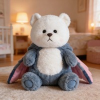 Ours en peluche géant à câliner, cadeau pour petite amie, anniversaire, Saint-Valentin, grande taille, en polyester lavé, anti-stress