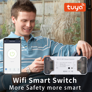 Công Tắc Đèn Thông Minh Wi-Fi + RF Hẹn Giờ Ứng Dụng Cuộc Sống Thông Minh Điều Khiển Từ Xa Không Dây Hoạt Động Với Alexa Google Home - Product Image 4