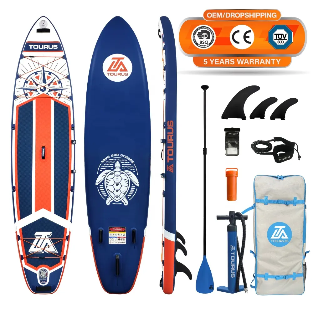 TOURUS-Tabla de paddle surf de gama alta, con paquete
