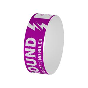 Bestom Customised Logo Promotional <b>Wrist</b> <b>Bands</b> One Time Use Fabric Bracelets with No MOQ Various Styles and Designs - Product Image 1