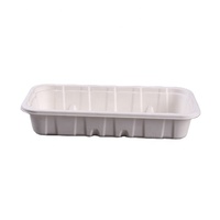 Carton recyclable biodégradable canne à sucre moulé emballage papier fibre plateau expéditeur plateau pulpe insérer électronique alimentaire