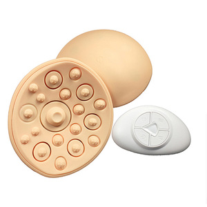 Masseur de poitrine série KM-828, massage par vibration, rechargeable par USB, silicone, version standard - Product Image 5