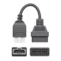 Adaptador OBD para Honda, Conector Hembra de 5 Pines OBD1 a OBD2 de 16 Pines para Honda, Cable Conector OBD2 de 5 Pines, Herramienta de Diagnóstico OBDII