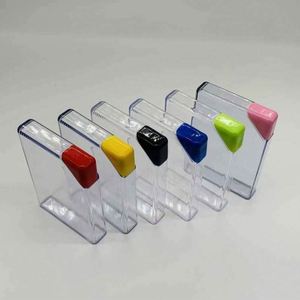 Trendy Square Triangular Lid Cup With Colorful Transparent Flat <b>Drinkware</b> and Food-Safe Anti-Corrosion Coated Cap - Product Image 3