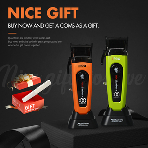 Máy Cắt Tóc Điện ProBarbers Mới Nhiều Màu Sắc, Cổng USB, Động Cơ Không Chổi Than 11500 Vòng/Phút, Màn Hình <span class=keywords><strong>LED</strong></span>, Thép Không Gỉ DLC - Product Image 2