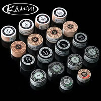 Embout de queue de billard professionnel Kamui Black - Cuir de porc 9 couches - Dureté SS/S/M/H - Code anti-contrefaçon vérifiable