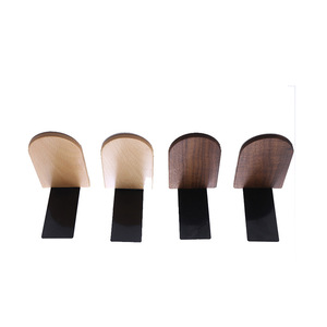 Fermalibri in Legno Art Deco con Base Antiscivolo, <span class=keywords><strong>Supporto</strong></span> per <span class=keywords><strong>Libri</strong></span> da Tavolo Ecologico in Legno Naturale di Noce e Faggio - Product Image 5