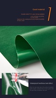 Bâche en fil de verre E-Glass tissé sergé, enduit de silicone, résistant à la chaleur, imperméable et sans alcali, marque HC, origine Hebei, pour revêtement mural/de toit