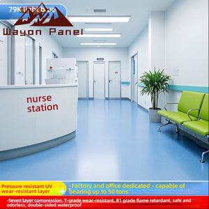 Rollo de Suelo de Vinilo de PVC Resistente al Agua y al Desgaste de Alta Calidad Wayon para Baño y Apartamento - Product Image 6