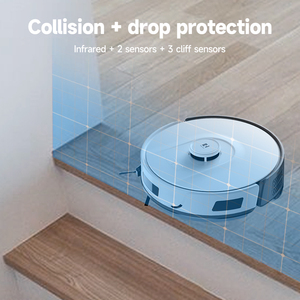 Robot Aspirador Redroad R11 2026 de Nueva Llegada con Control por Aplicación Móvil, Electrodoméstico Inteligente de Succión y Fregado, Escoba Doméstica - Product Image 3