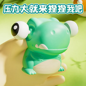 Nuevos Juguetes Divertidos para Apretar, Lindos <span class=keywords><strong>Dinosaurios</strong></span> con Ojos Saltones, Mini Juguetes Antiestrés para Niños - Product Image 5