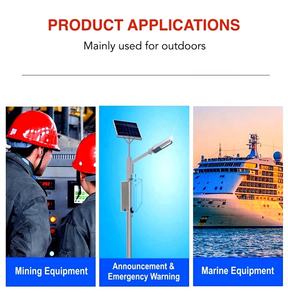 Haut-parleur étanche IP67 de 50 mm rond, résistant aux hautes températures, 4 ohms, 3 W, pour diffusion vocale - Product Image 5