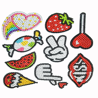 SONGWOO – Kit de peinture diamant en cristal 5D, haute qualité, cadeau de fête des mères, jouet pour enfant, bricolage, Art, autocollant