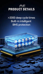 Batteria LifePO4 da 48v 51.2v 100Ah per Accumulo di Energia Solare a Parete con 6000 Cicli e <span class=keywords><strong>2</strong></span> Anni di Garanzia - Product Image 5