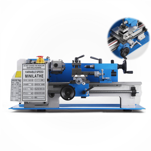 Mini máquina de Torno de Metal 0618 3B, 550W, Velocidad <span class=keywords><strong>Variable</strong></span> - Product Image 5