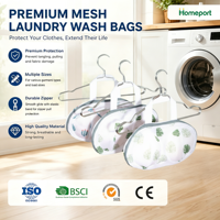 Produit neuf, sac à linge en maille de polyester de qualité supérieure, épaissi, pour lingerie, pour machine à laver