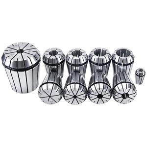 Высокоточные стальные цанговые зажимы HOZLY ER11, ER16, ER20, ER25, ER32 для шпинделей фрезерных и гравировальных станков с ЧПУ - Product Image 1