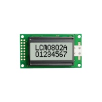 Écran LCD 8X2 0802 caractères Module LCD avec rétroéclairage inférieur 0802A 16 broches Type Cob conforme Rohs