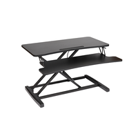 Bureau d'ordinateur avec plateau à clavier 32-36 pouces convertisseur de bureau vente en gros hauteur réglable bureau d'ordinateur