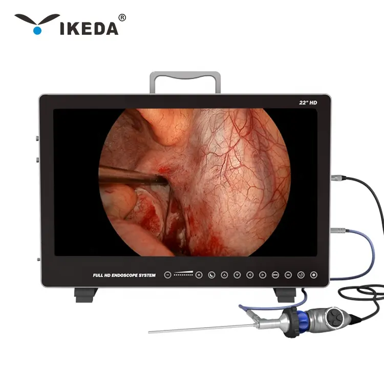 Endoskopi üreticisi LED ışık için IKEDA Full HD All-in-one taşınabilir YKD-9122 kaynağı